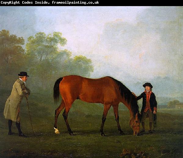 Sawrey Gilpin Furiband with his Owner Sir Harry Harpur and a Groom